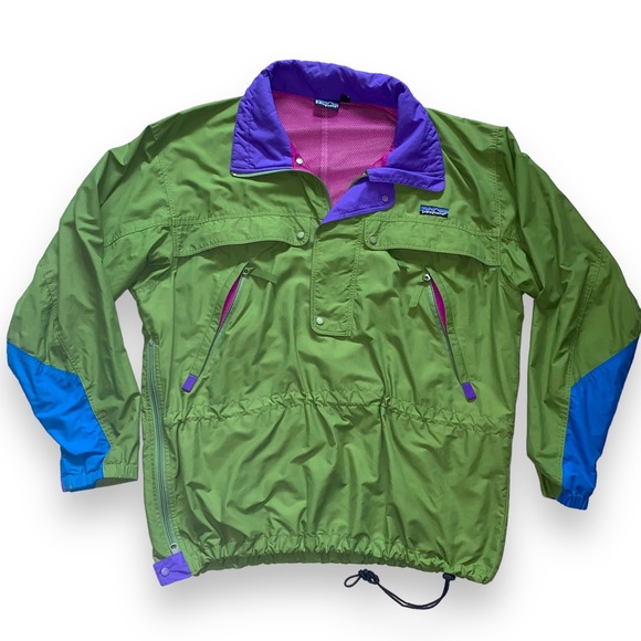 VTG Patagonia Quarter zip  Men large Windbreakers jacket - Picture 2 of 13